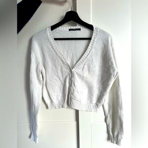 Brandy Melville White Cardigan